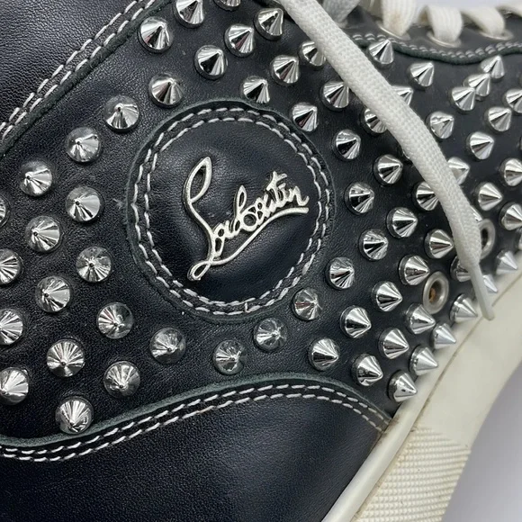 Christian Louboutin Louis Flat Calf Spikes - Picture 10 of 10